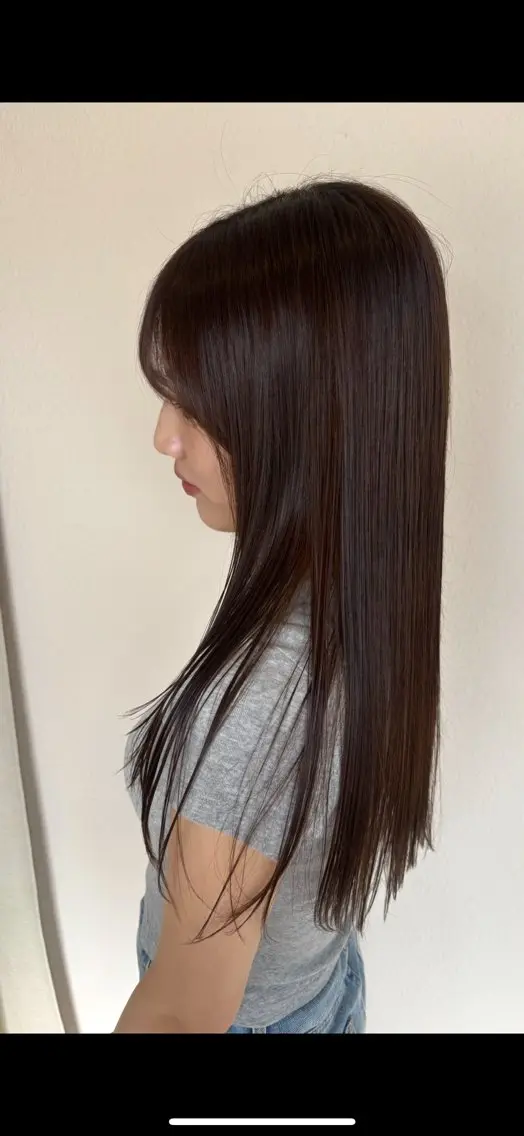ロング 松田 羽未のヘアスタイル
