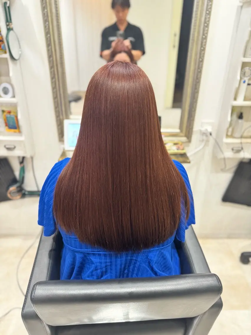 ロング KEN/関内/似合せ 美髪矯正/髪質改善のヘアスタイル