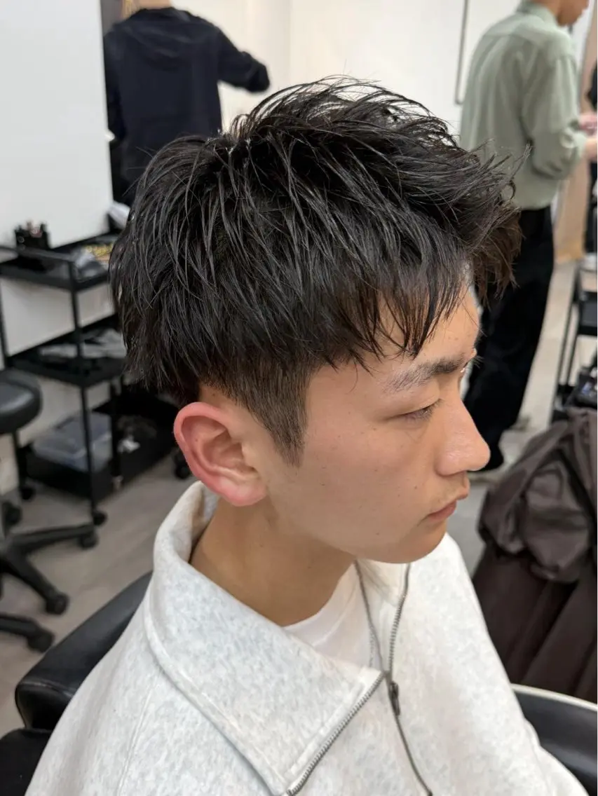 《🎊〜オープン記念限定〜🎊》🔥1日1人限定U26🔥メンズカット×クイックスパ/フェザーバング/ツーブロック/の写真