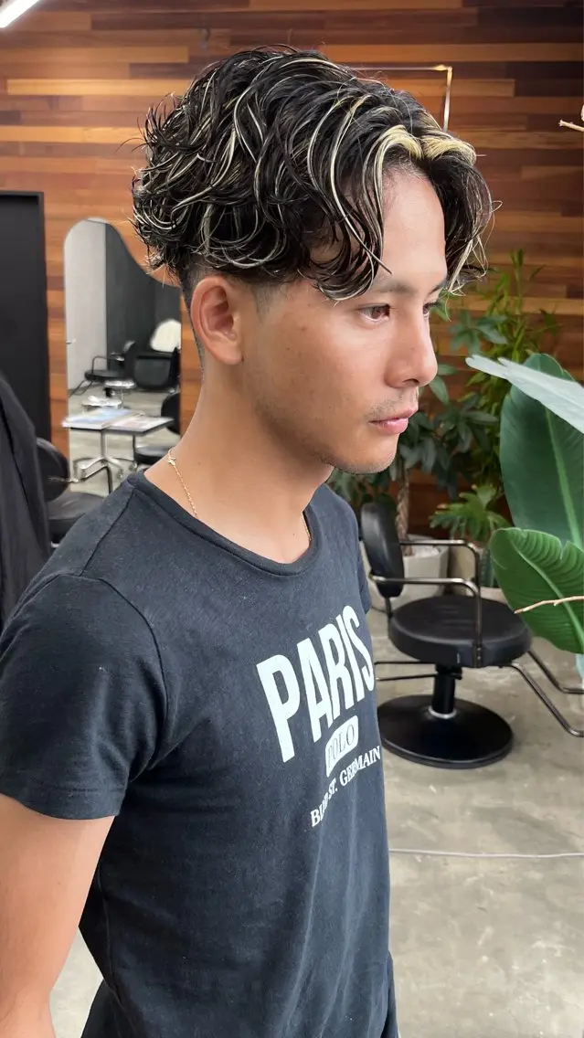 メンズ パーマスタイル特化◎ 永戸圭汰のヘアスタイル