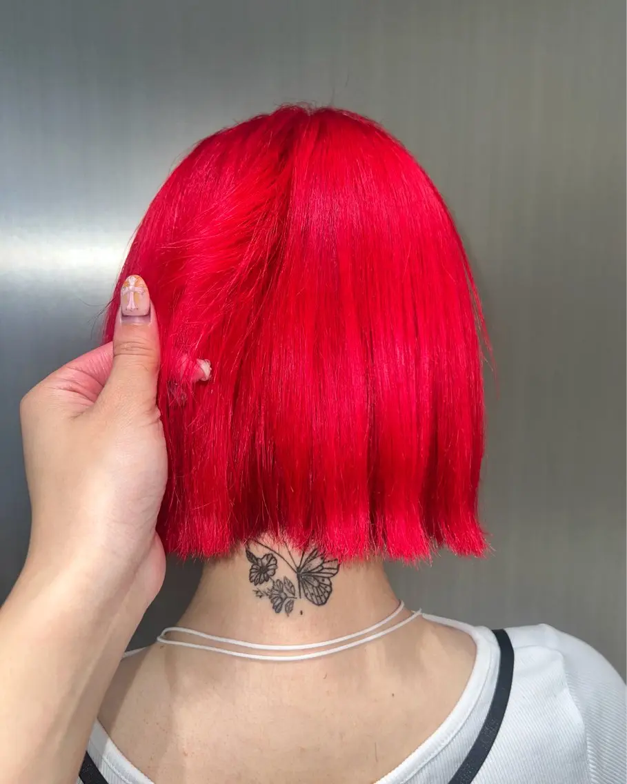 ショート ヘアカラー トリートメント SAYA/デザイン カラー/ケアブリーチのヘアスタイル