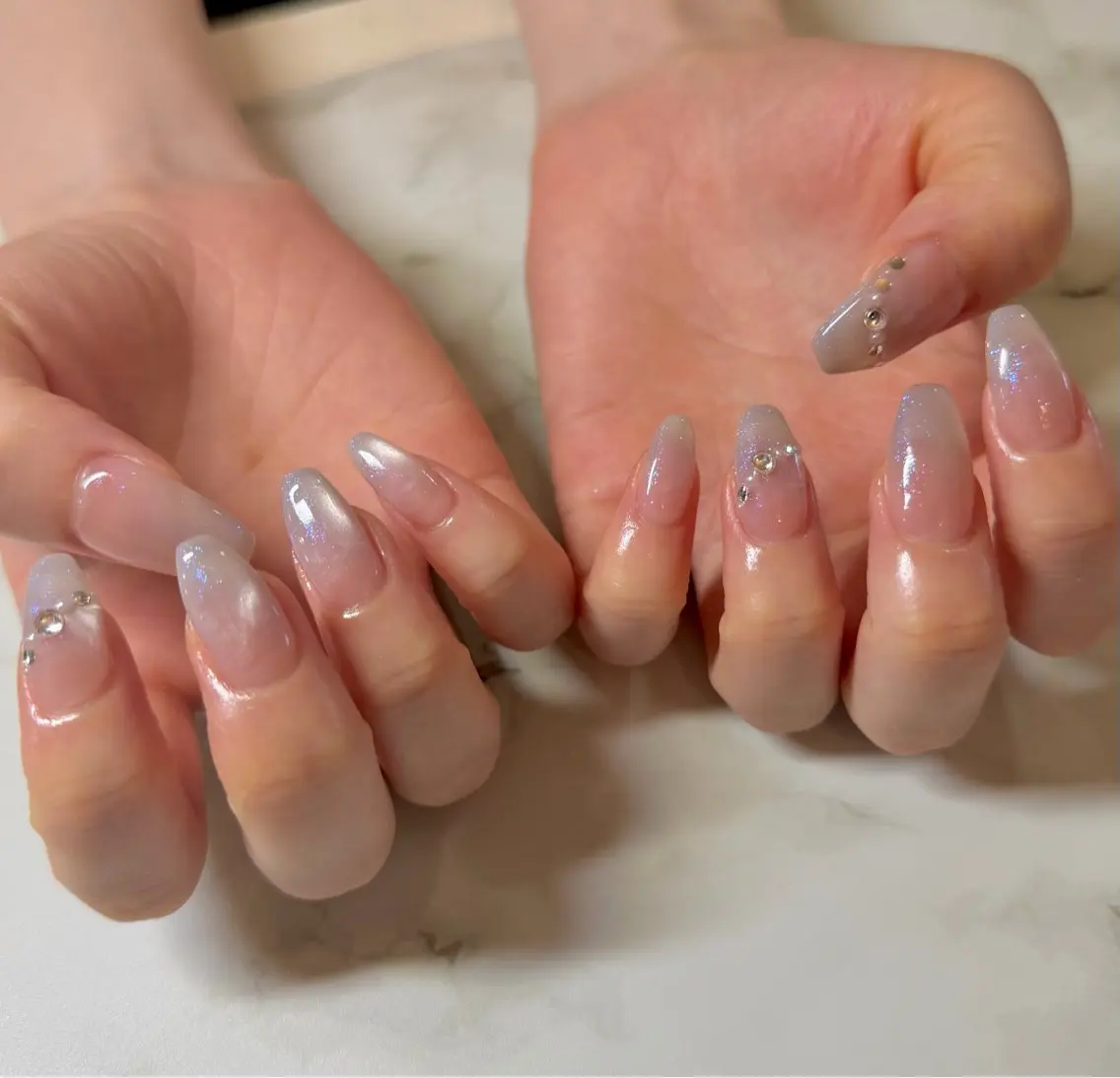 ネイル ハンドネイル いちじゅう あおいのネイルデザイン