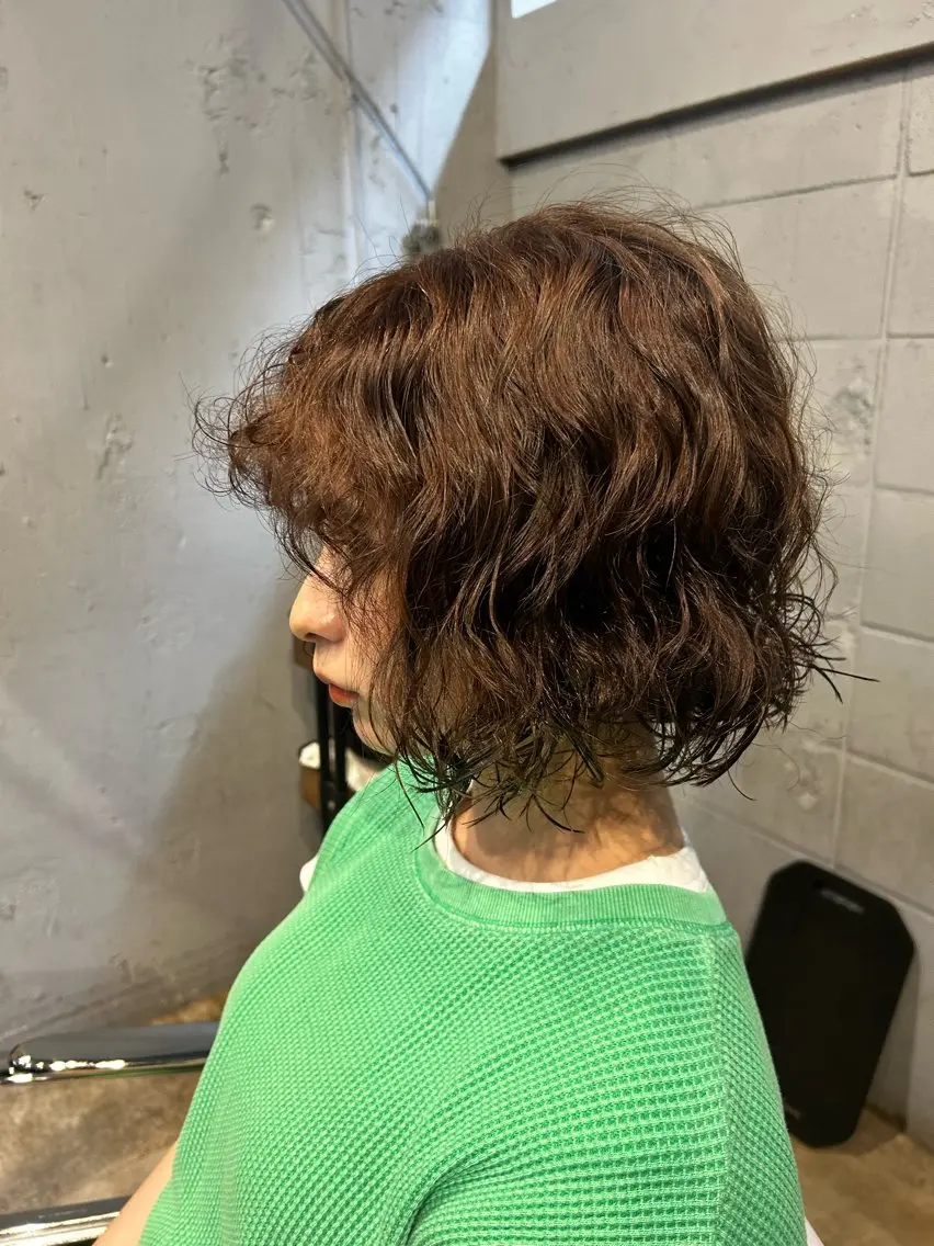 ミディアム パーマ メンズ 🤎💇🏻‍♀️✨ /万尋　マヒロのヘアスタイル
