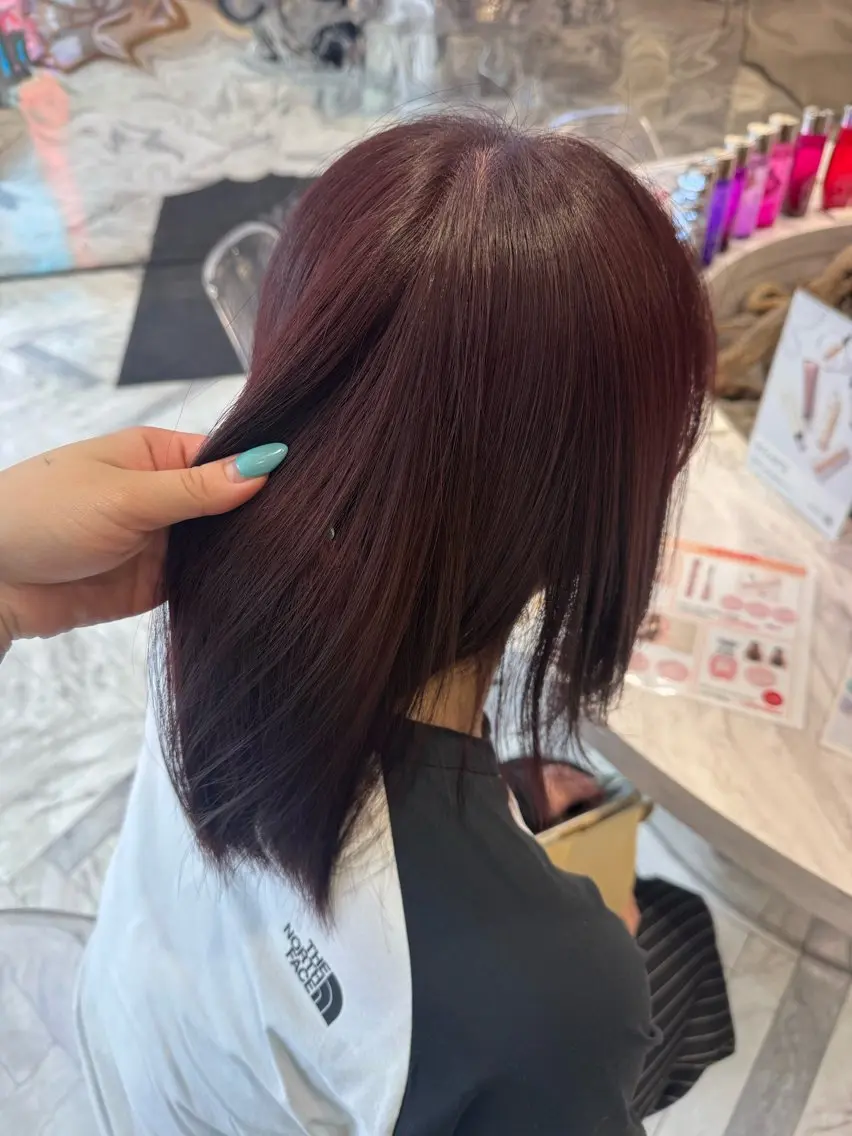 セミロング ヘアカラー ハイトーン/カラー/ ゆい🌟のヘアスタイル