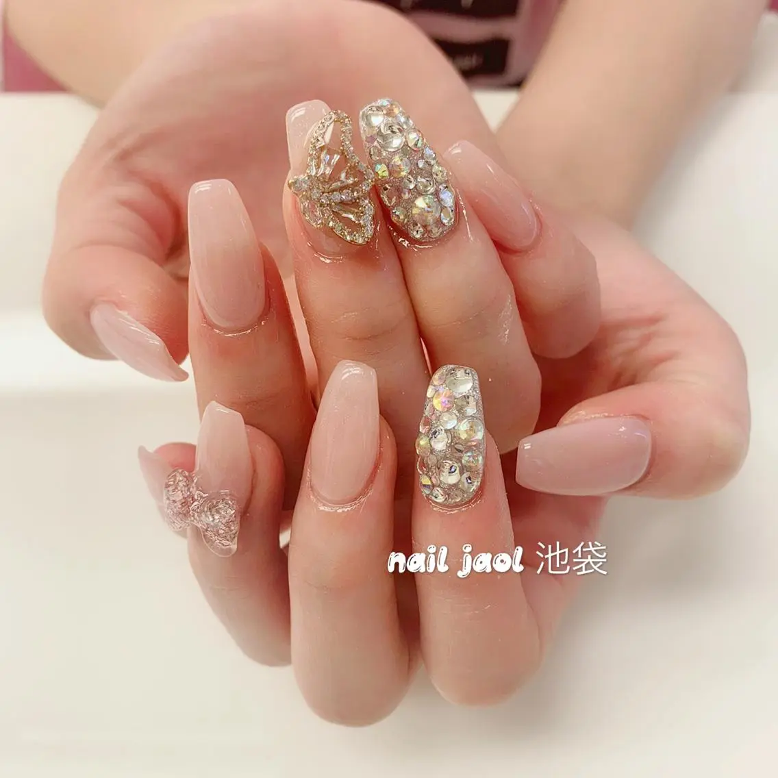 ロング ネイルJaol 池袋のネイルデザイン
