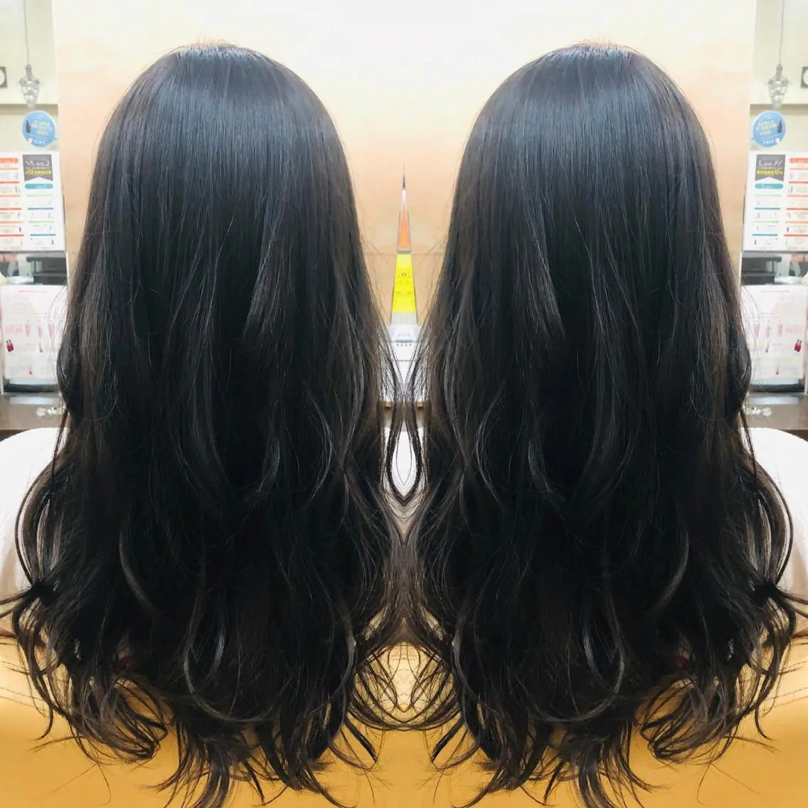 ロング パーマ 髪質改善ストレート ⚡️下ノ村柊斗⚡️のヘアスタイル