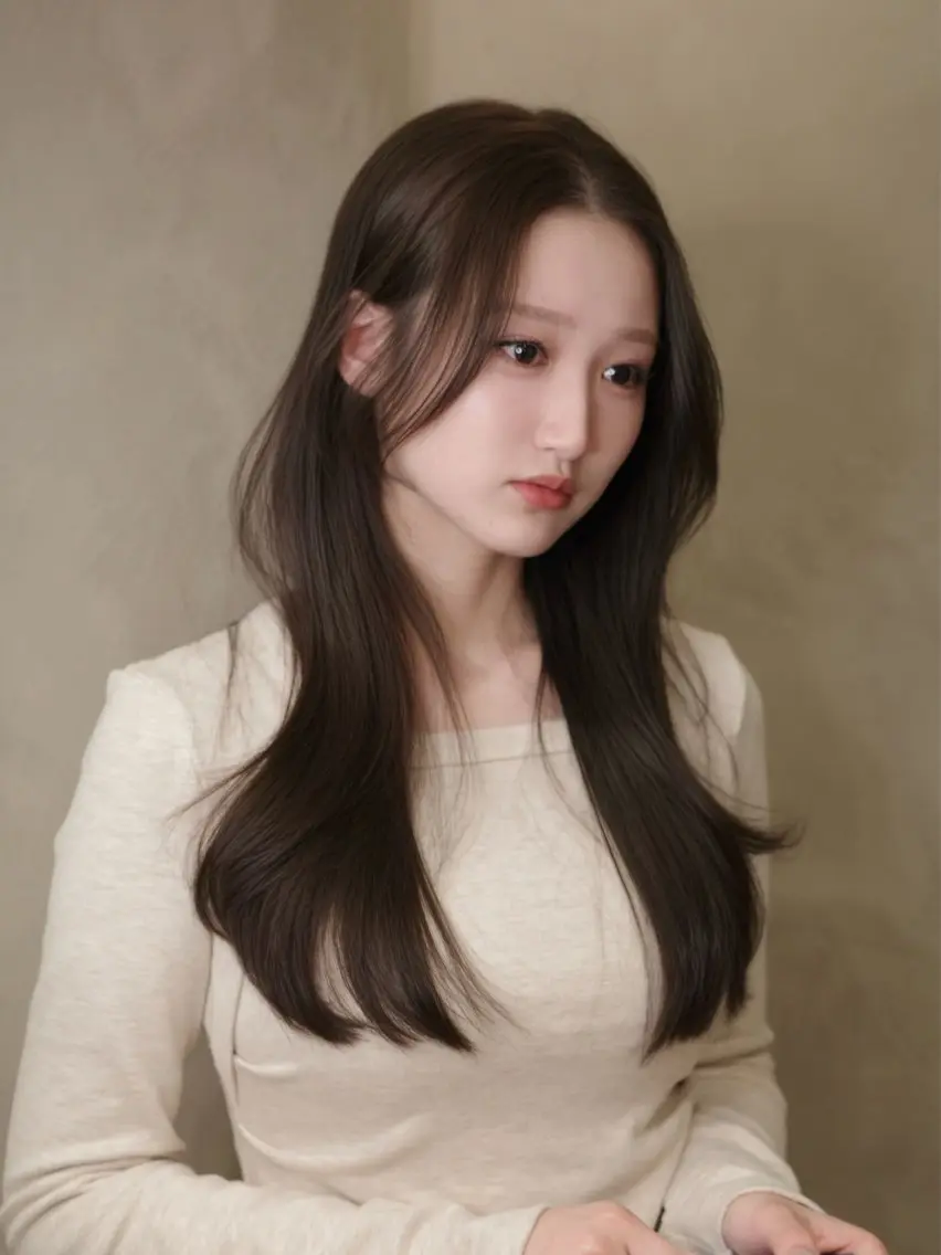 ロング 髪質改善 レイヤーカット 似合わせカット 期間限定｜青山｜ レイヤーカットのヘアスタイル