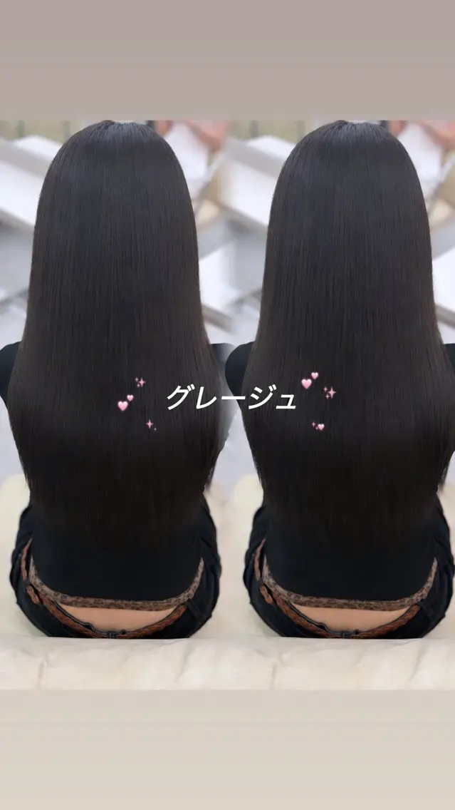 カラー グレージュ ヘアカラー COCO_kaho カラー/髪質改善のヘアスタイル