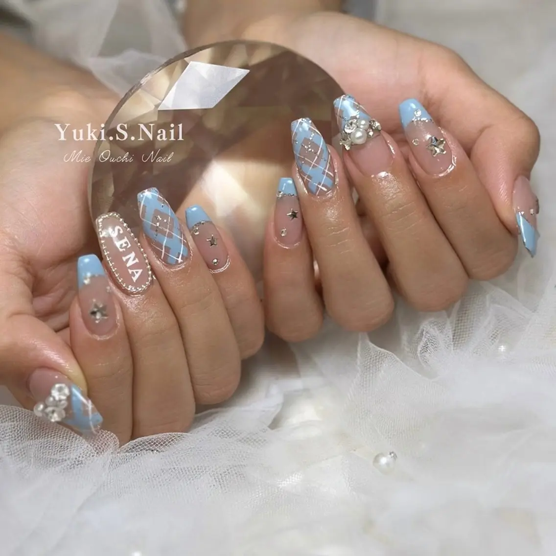 ロング ハンドネイル Yuki S.Nailのネイルデザイン
