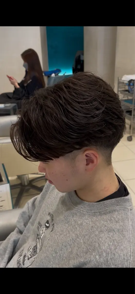 パーマ メンズ カット パーマ メンズパーマ 副店長ユウタのヘアスタイル