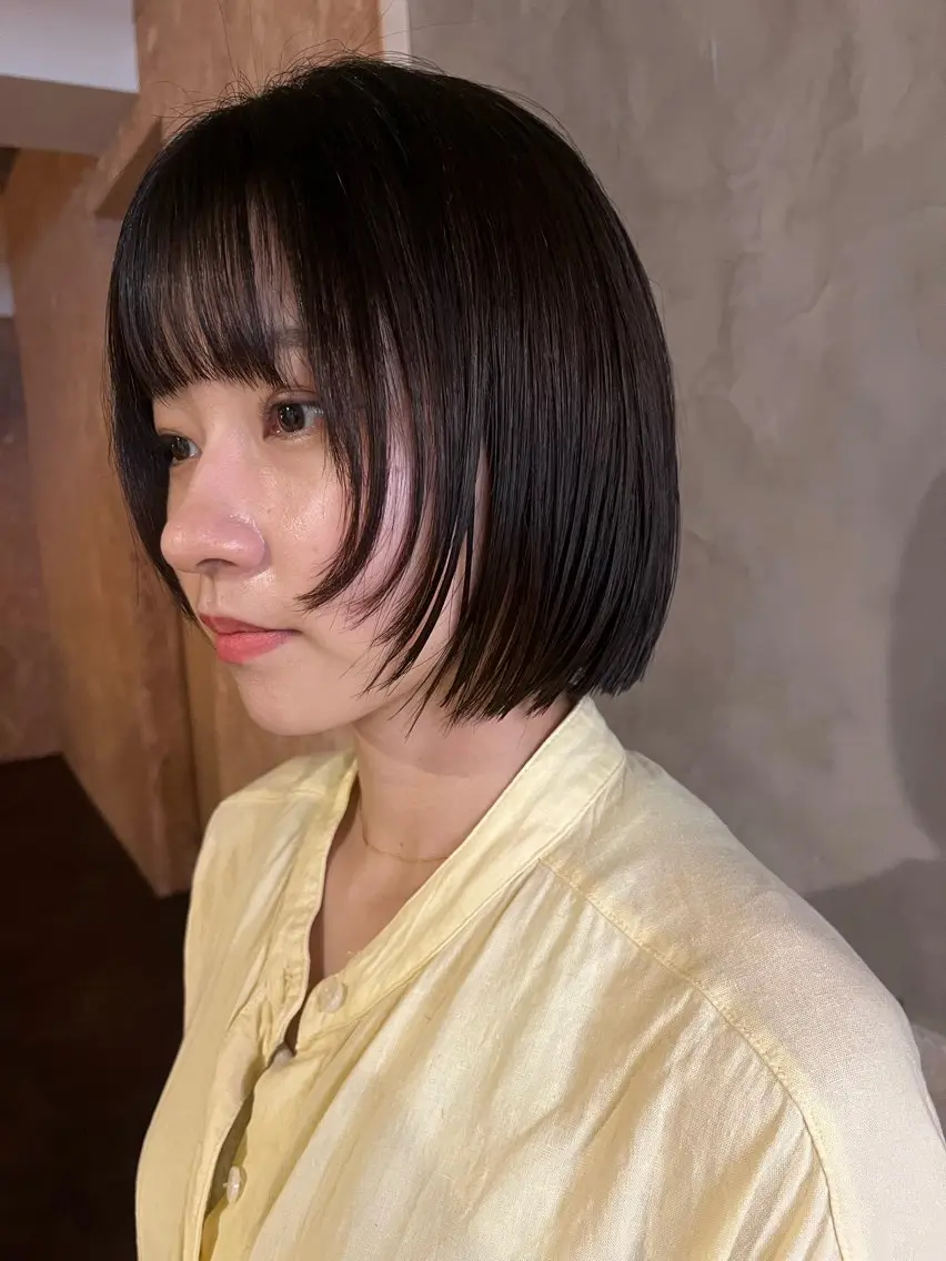 ショート くるみ🩰/ボブ レイヤー/暖色カラーのヘアスタイル
