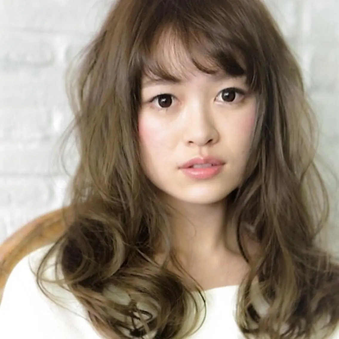 セミロング ロング カラー アッシュ ダブルカラー 薗部 創生のヘアスタイル