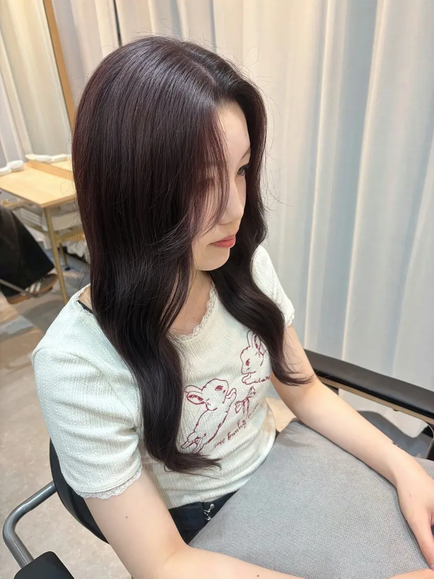 ロング カラー ヘアカラー トリートメント kota. mokaのヘアスタイル