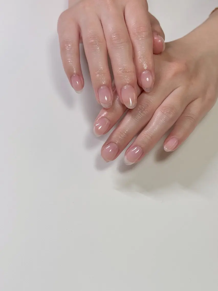 クリアネイルの写真