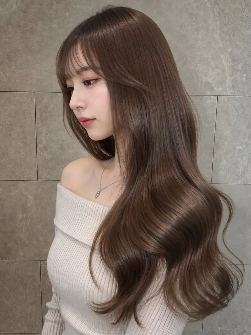 ロング カット ヘアカラー 🎀🪄︎︎Rui ♡ワンホン/レイヤーのヘアスタイル