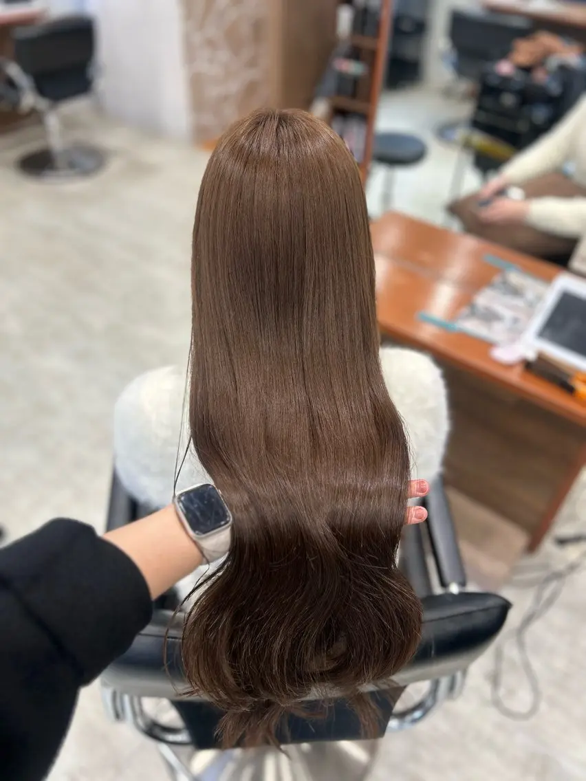 カラー ベージュカラー ヘアカラー 🎀透明感/レイヤ ー/Kotona🎀のヘアスタイル