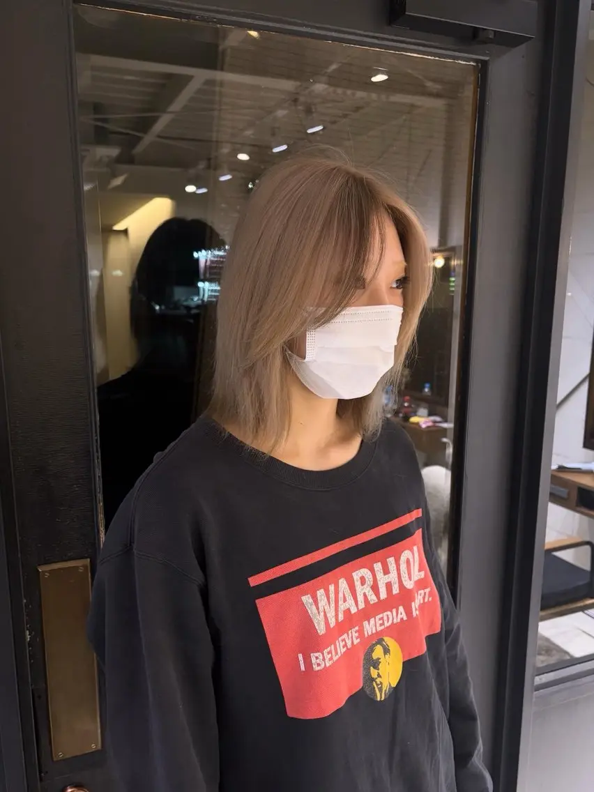 ミディアム ヘアカラー トリートメント ⠀ hinaのヘアスタイル