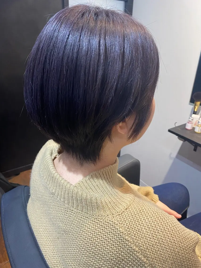 ショート カラー バイオレットカラー ヘアカラー N゚秋田店【副店長】 aiのヘアスタイル