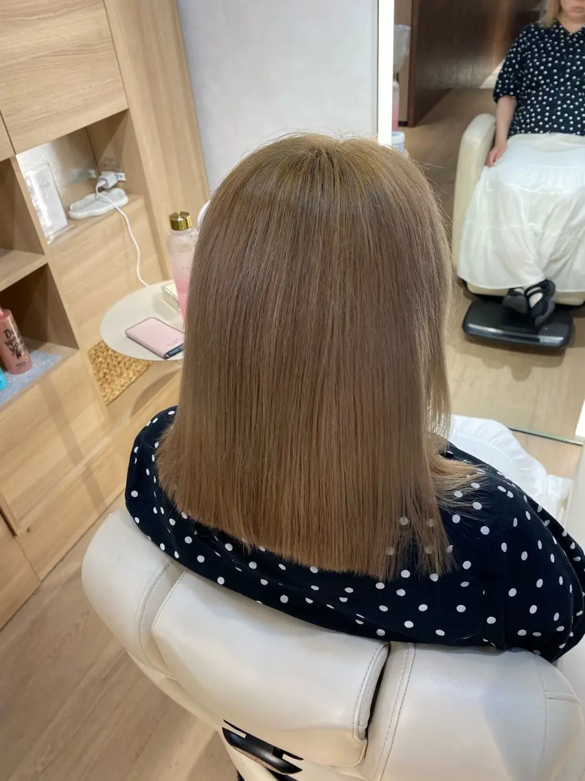 ミディアム 髪質改善 髪質改善ストレート ✂️前田龍之介のヘアスタイル