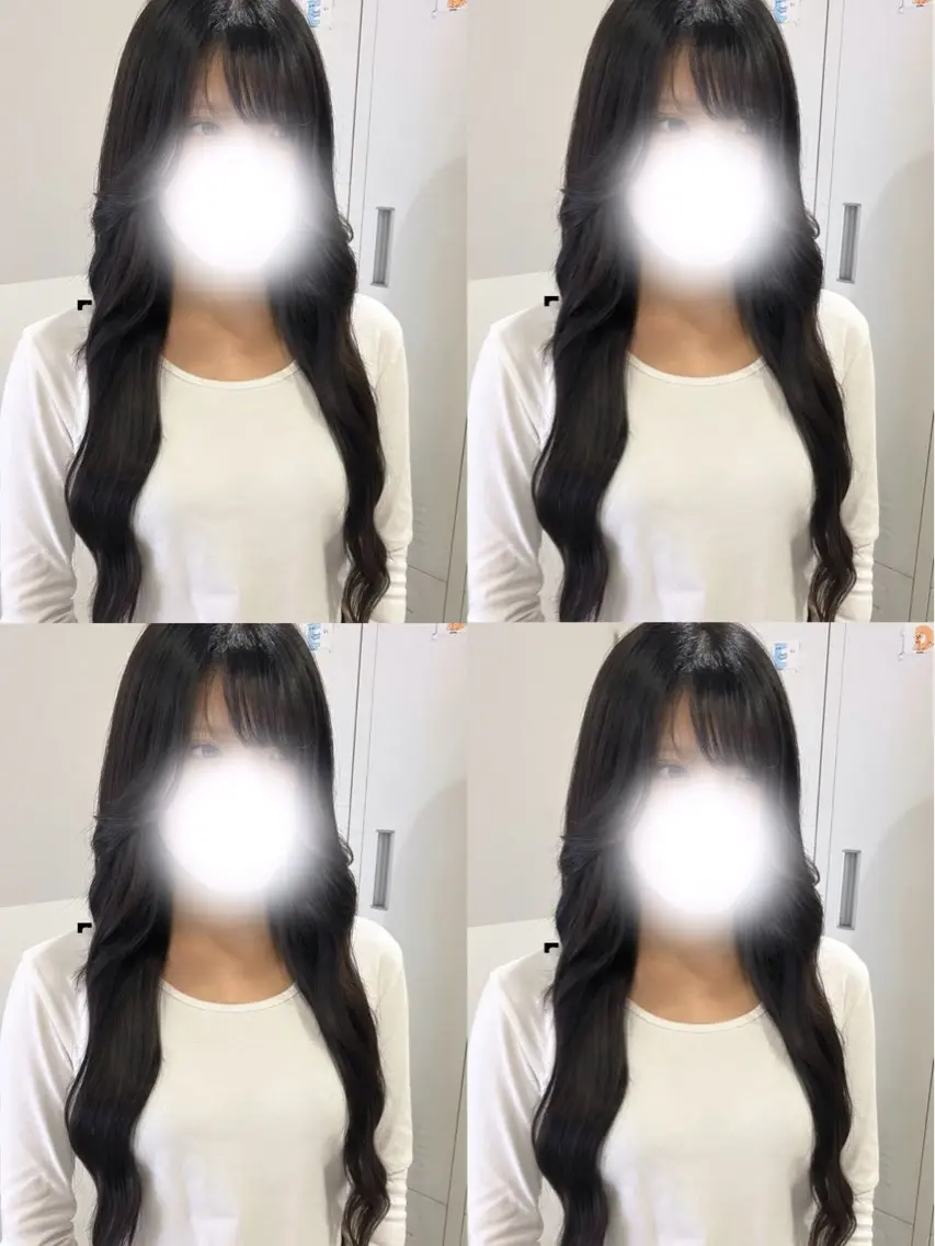 ミディアム エクステ 🦋REISA🦋 エクステ×ハイトーンのヘアスタイル