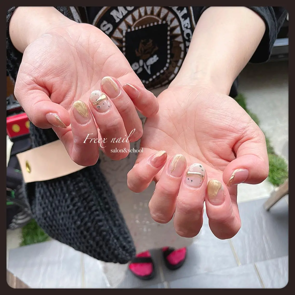 ネイル ニュアンスネイル ハンドネイル ハンドケア freex nail /ニュアンス/個性派のネイルデザイン