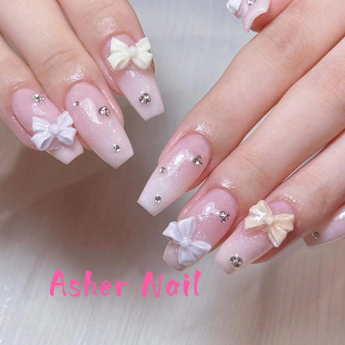 ネイル ハンドネイル ハンドケア Asher-Yuki 🍁のネイルデザイン