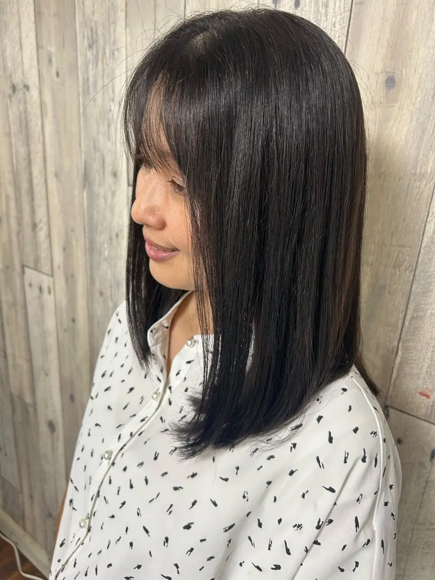 セミロング カラー ヘアカラー 🌈アイスアウト🌈 Mahoのヘアスタイル
