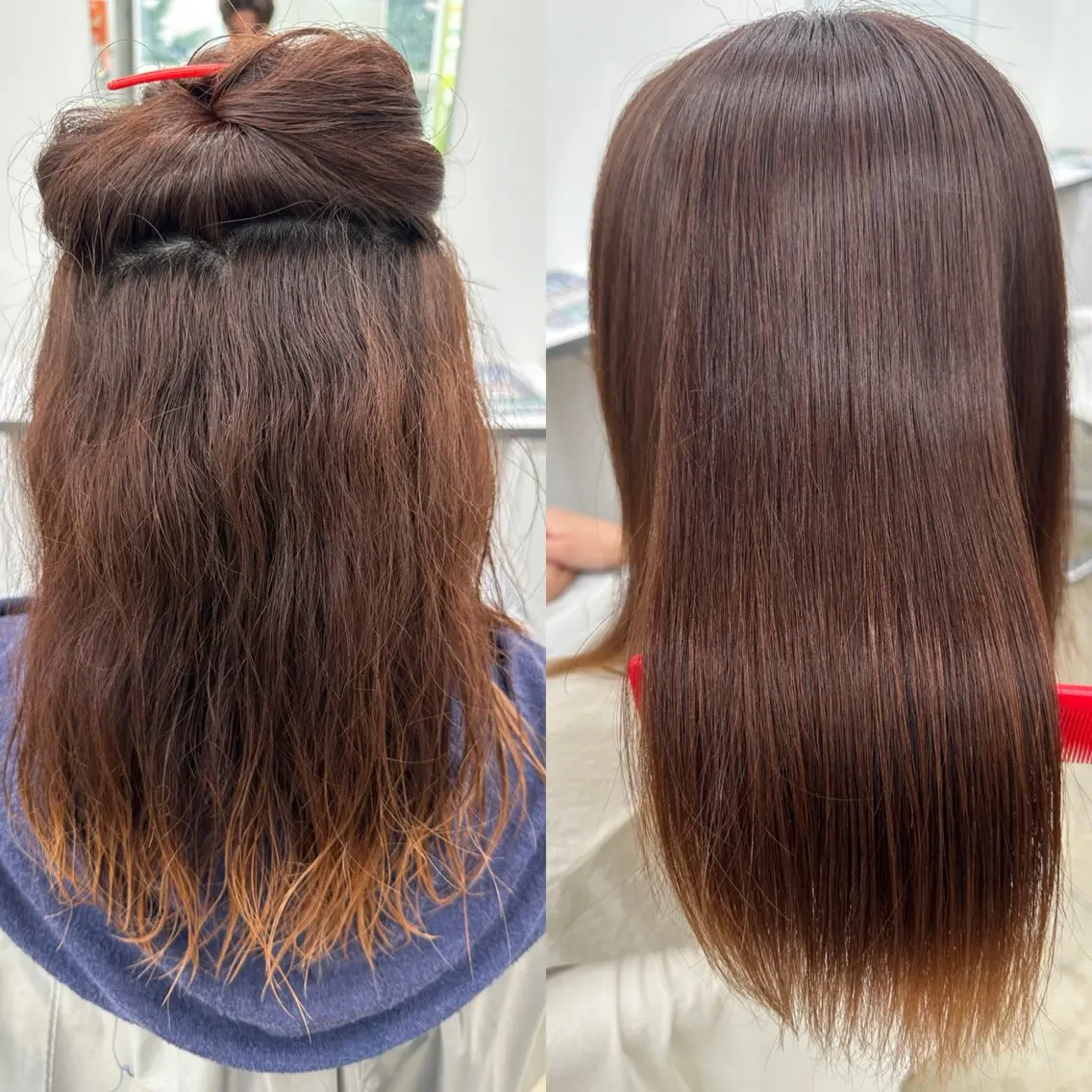 ロング 縮毛矯正 似合わせが得意 村松慧汰のヘアスタイル