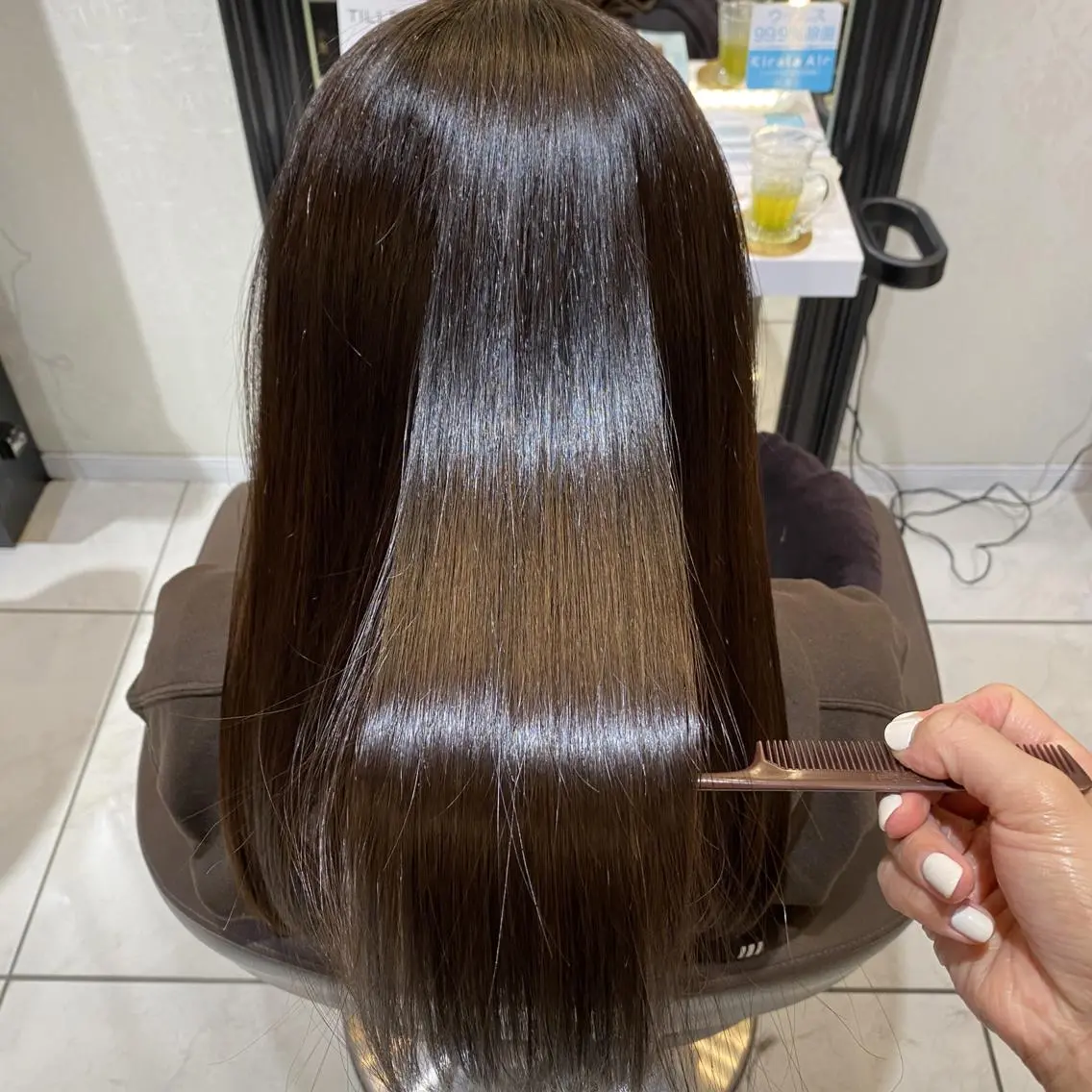 ロング レイヤー 髪質改善 fiti横須賀中央のヘアスタイル
