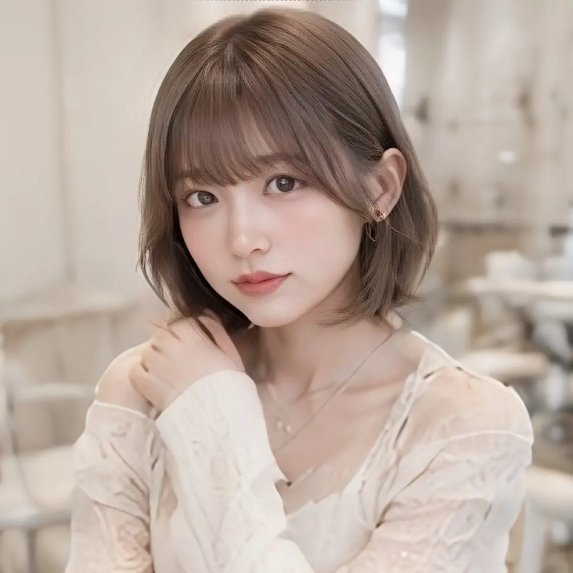 ショート カット 池袋/縮毛矯正 韓国レイヤーおばかんのヘアスタイル