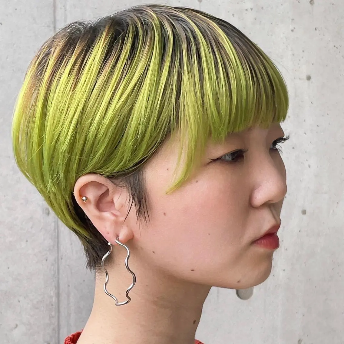 ショート カラー 髪質改善カラー💎 オオネヨシナリのヘアスタイル