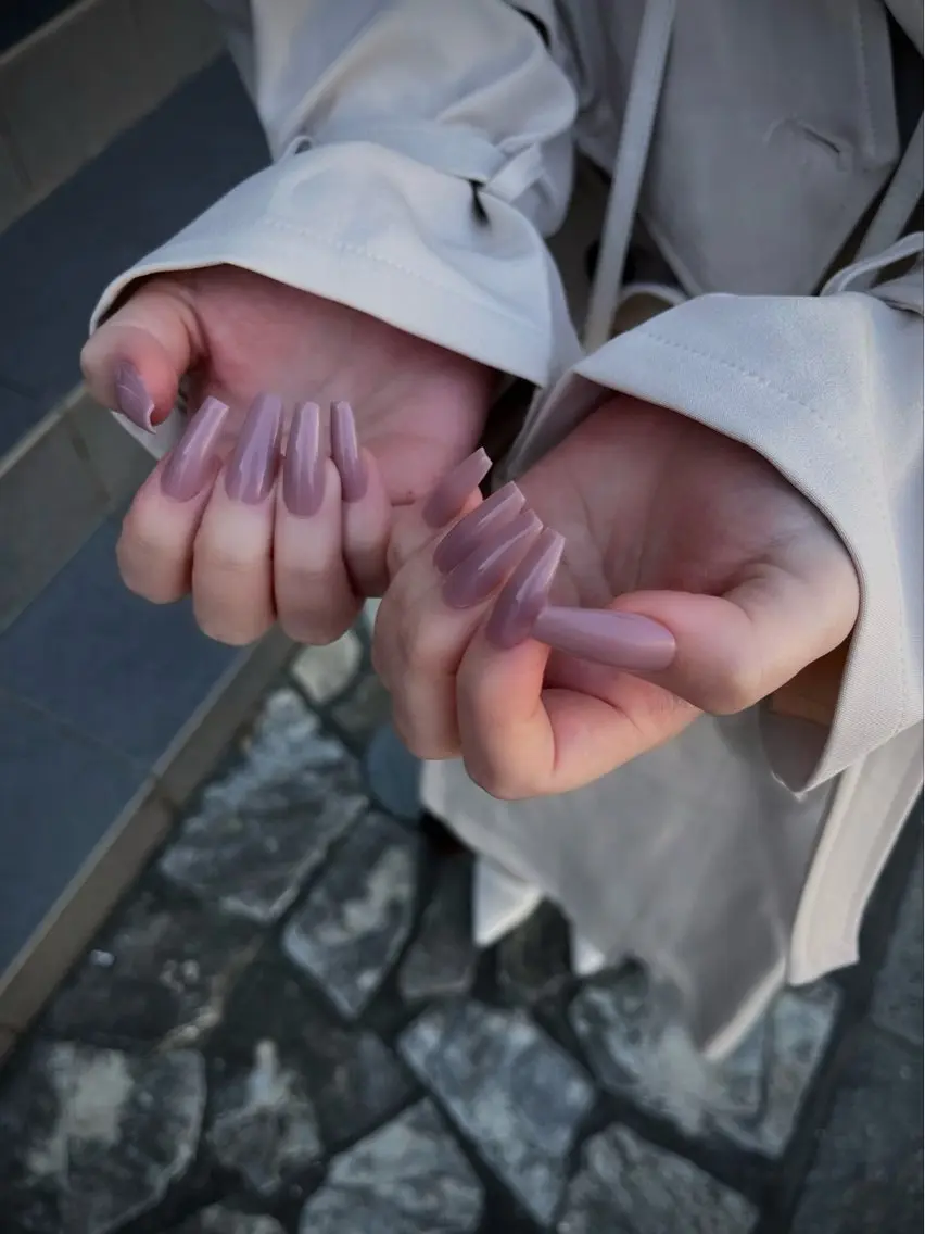 ネイル ワンカラーネイル スカルプネイル シンプルネイル ネイルチップ ハンドネイル YUKO nailのネイルデザイン