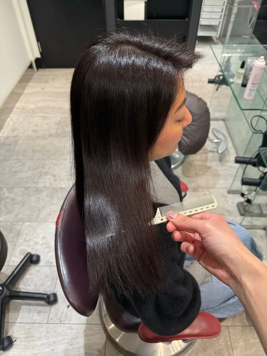 セミロング カット ヘアカラー トリートメント ヘアセット ✨上村 潤平✨メンズヘア✨のヘアスタイル