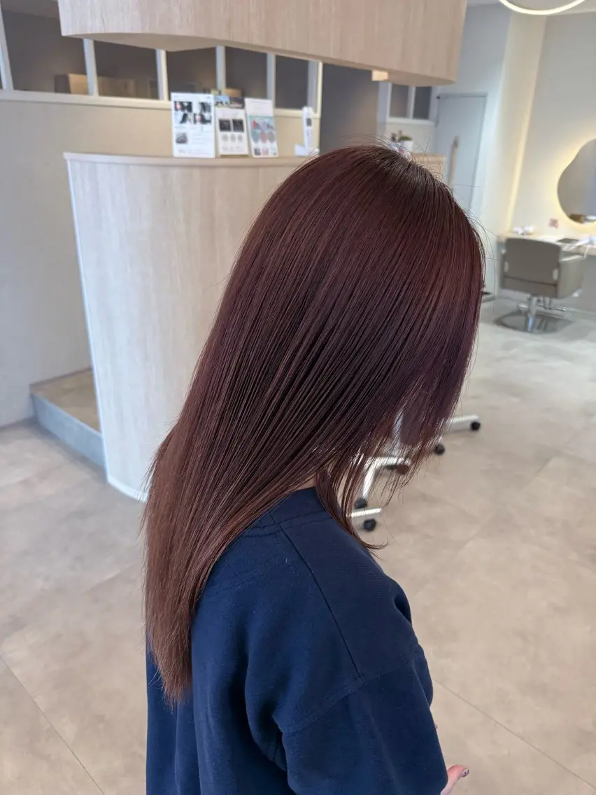 ロング ヘアカラー 透明感🫧縮毛🫧 TOMOKAのヘアスタイル
