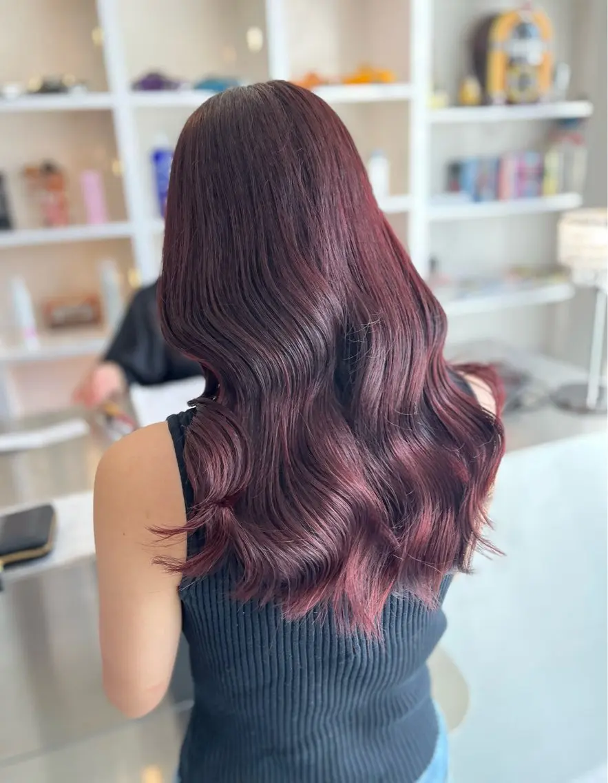 ロング カラー カット ヘアカラー TaNa. 笑南(えみな)のヘアスタイル