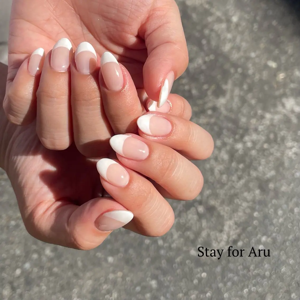 💅🏻【ハンド】フレンチネイル(他店オフ無料🩵)の写真