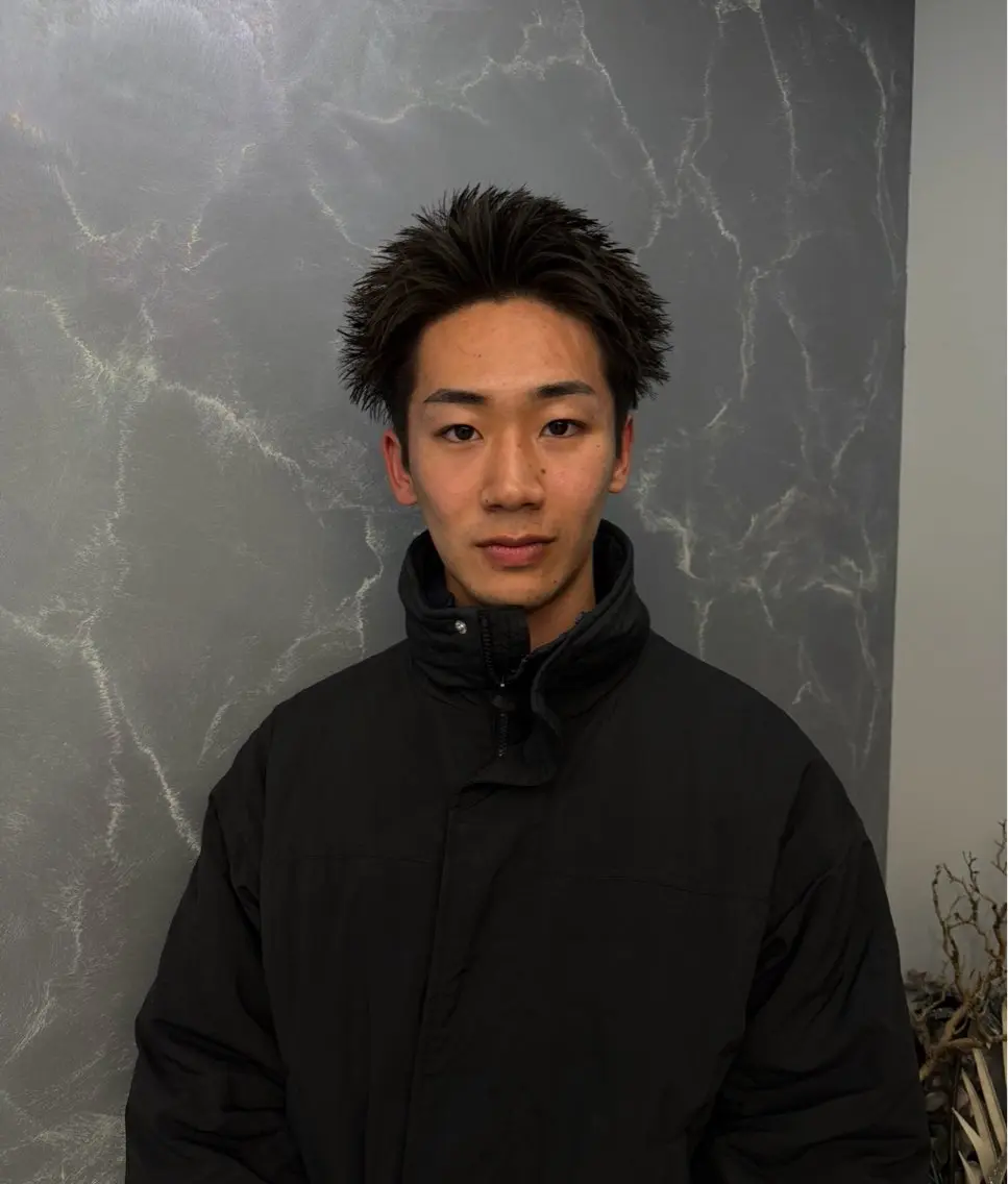 ショート メンズ センターパート指名 No.1／カヅキのヘアスタイル