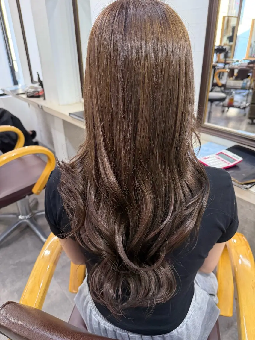 カラー ブラウンカラー ヘアカラー 🧸U-topia 🧸佐野ななみ🧸のヘアスタイル