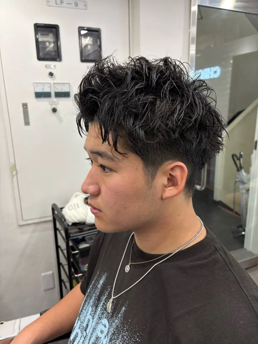 ショート メンズ カット 本間 颯太のヘアスタイル