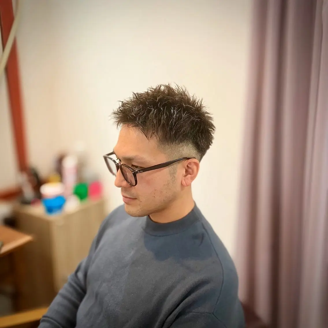 ショート メンズ カット パーマ メンズ専門 Hayatoのヘアスタイル
