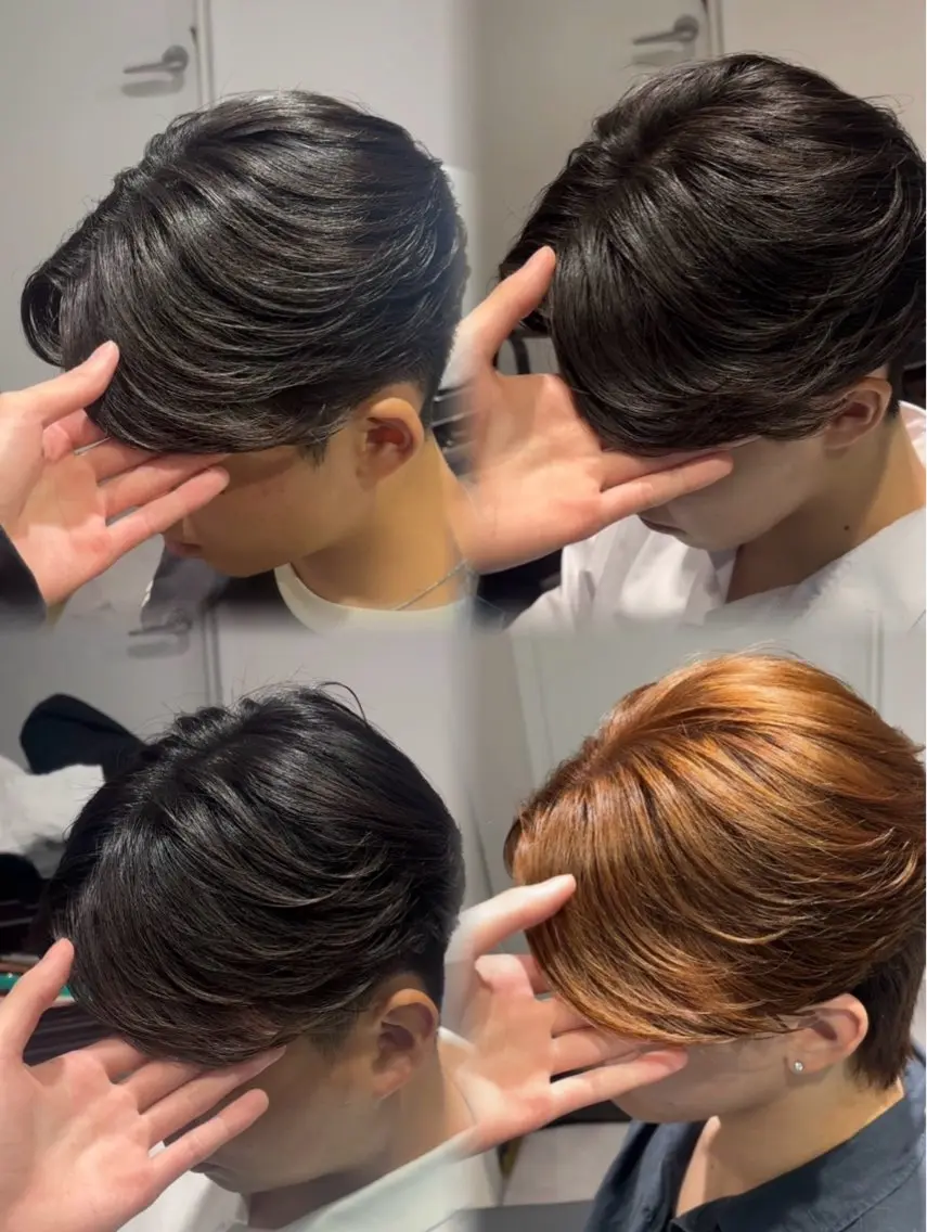 パーマ メンズ 縮毛矯正 カット 縮毛矯正 メンズ縮毛矯正 ulus高森蓮のヘアスタイル