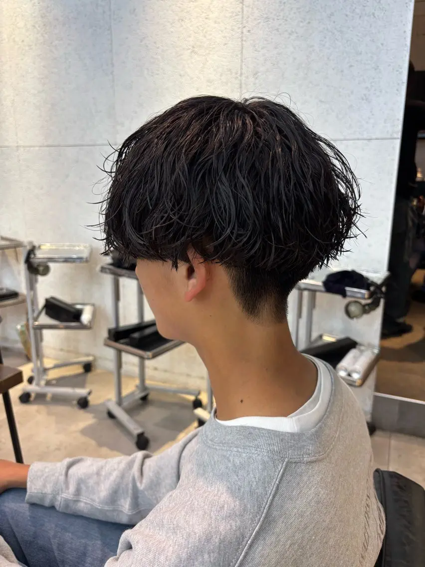ショート パーマ メンズ カット パーマ men's/perm colorDaijuのヘアスタイル
