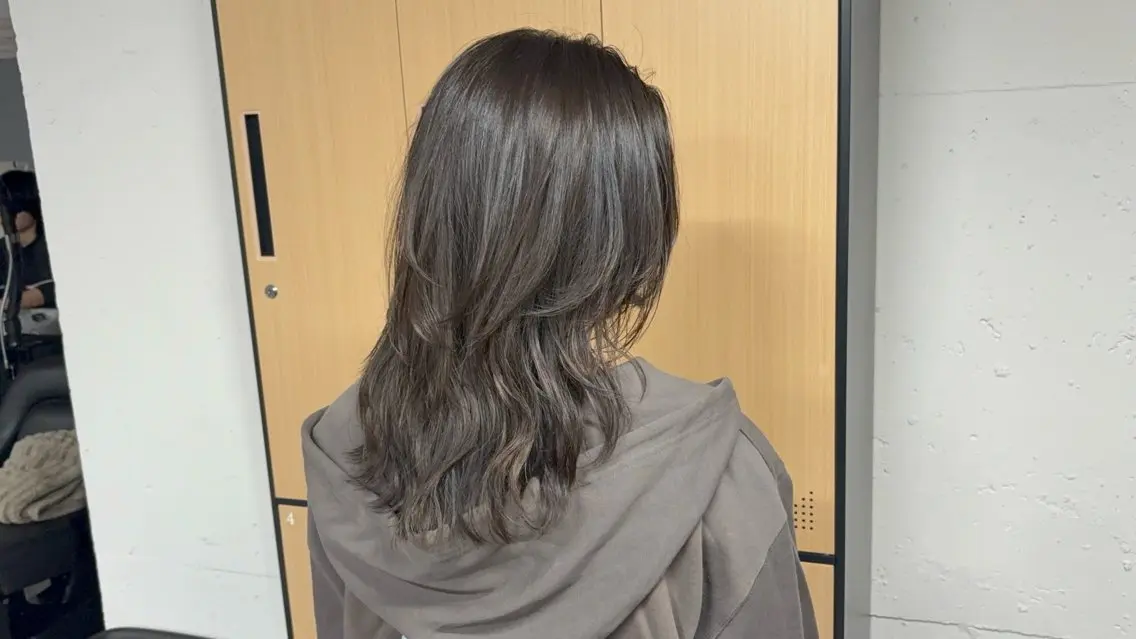 ミディアム tokute 中野真咲🐺のヘアスタイル