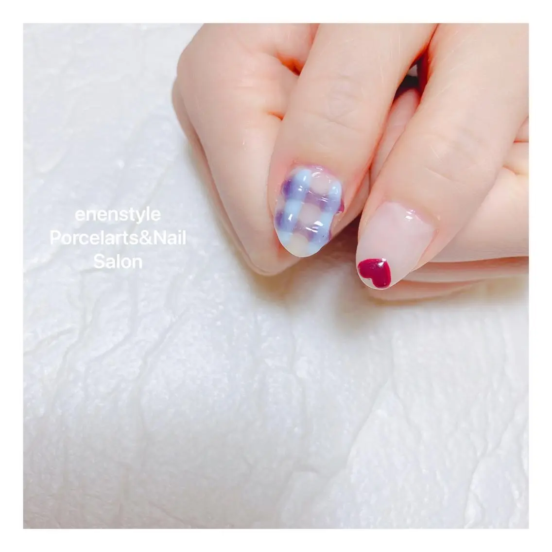 ミディアム ネイル 🐾enen style 🐾のネイルデザイン