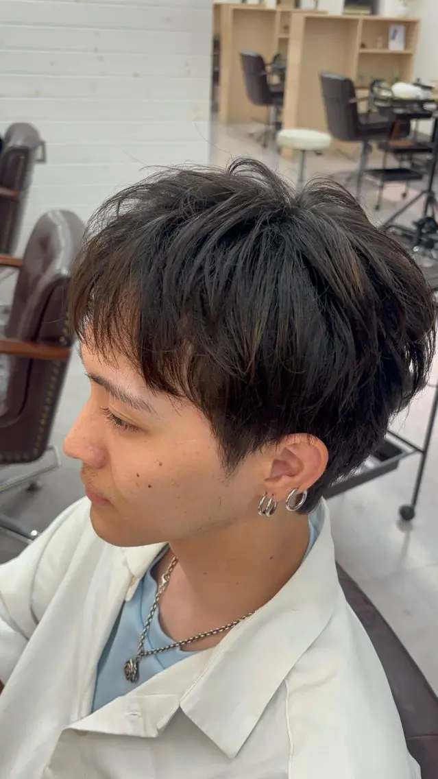 メンズ カット 草津駅前/髪質改善 カラー/岩本遥加のヘアスタイル