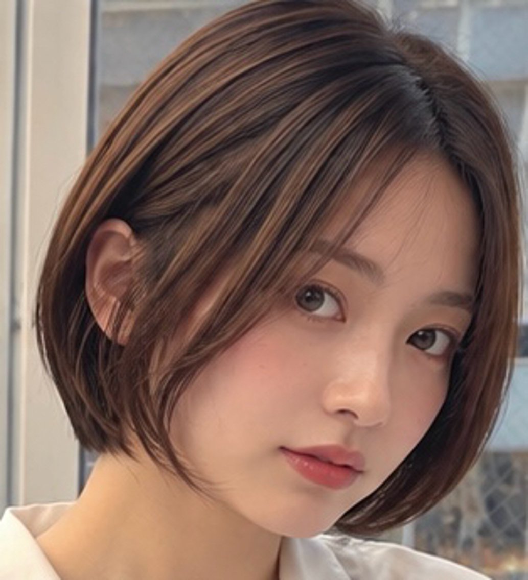ショート たかしな けいなのヘアスタイル