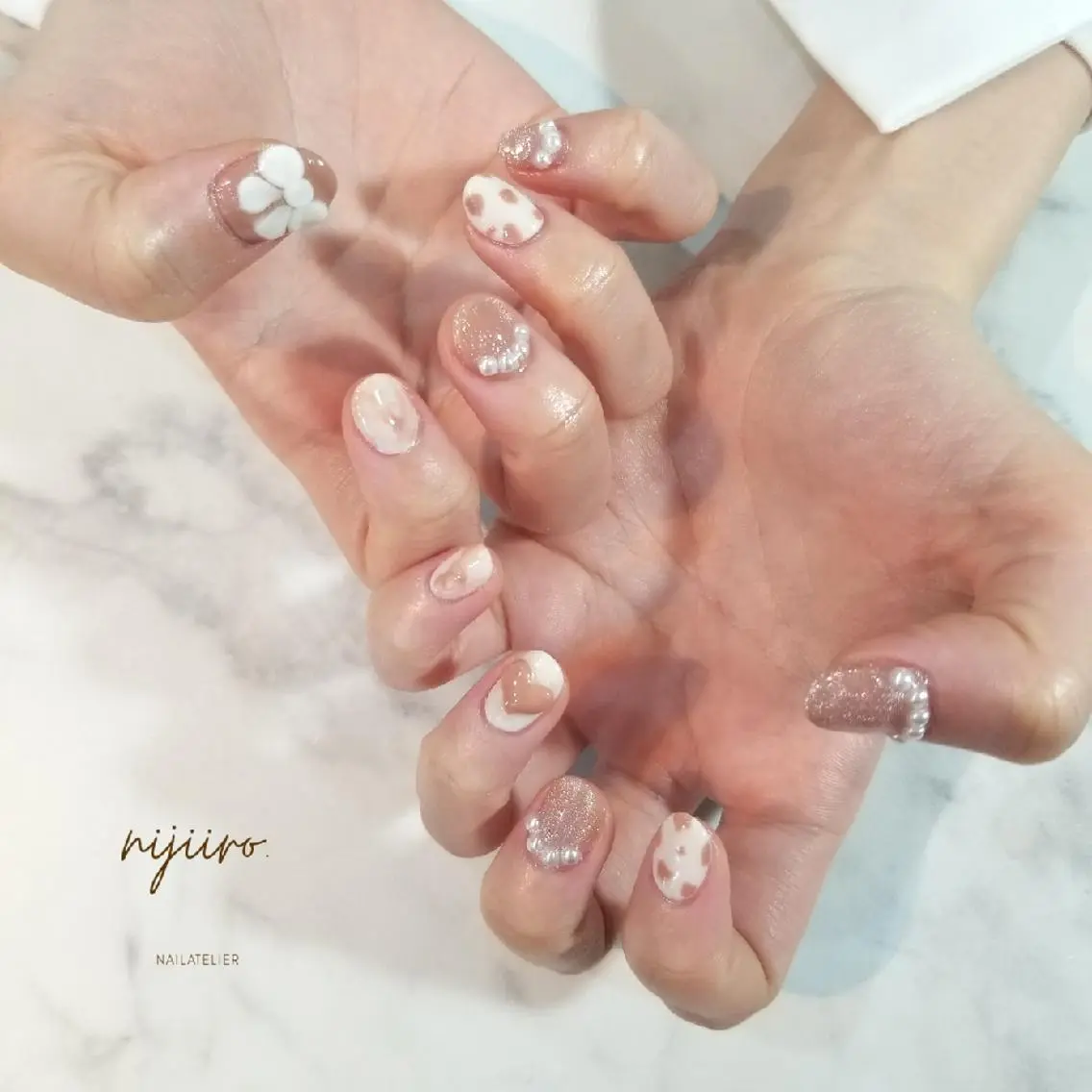 ネイル ハンドネイル nijiiro🌈 サトウのネイルデザイン