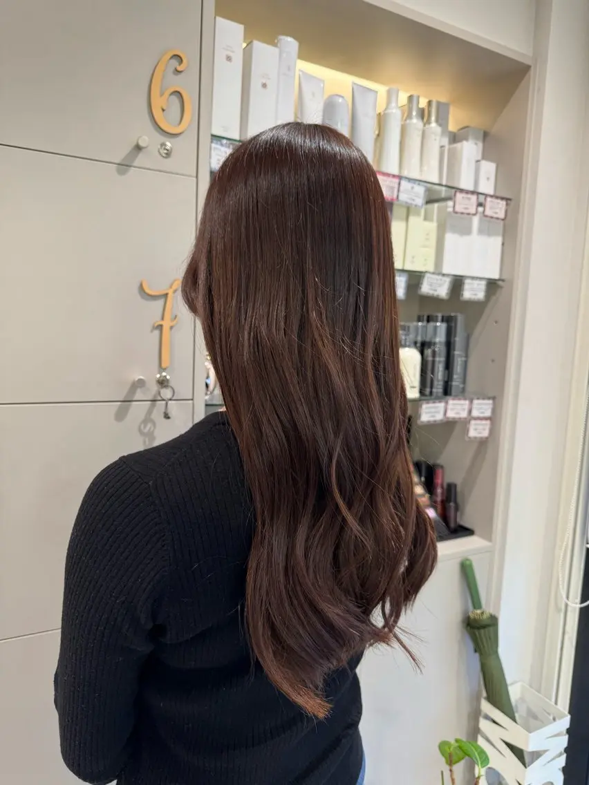 ロング カラー ヘアカラー CRECE💫永尾 胡桃のヘアスタイル