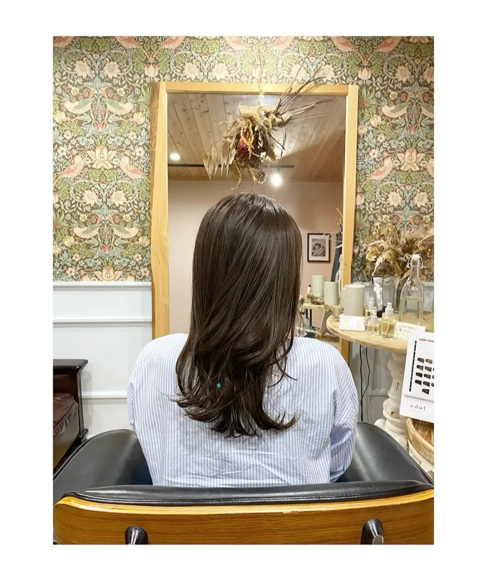 ロング カラー Asuka Mabuchiのヘアスタイル