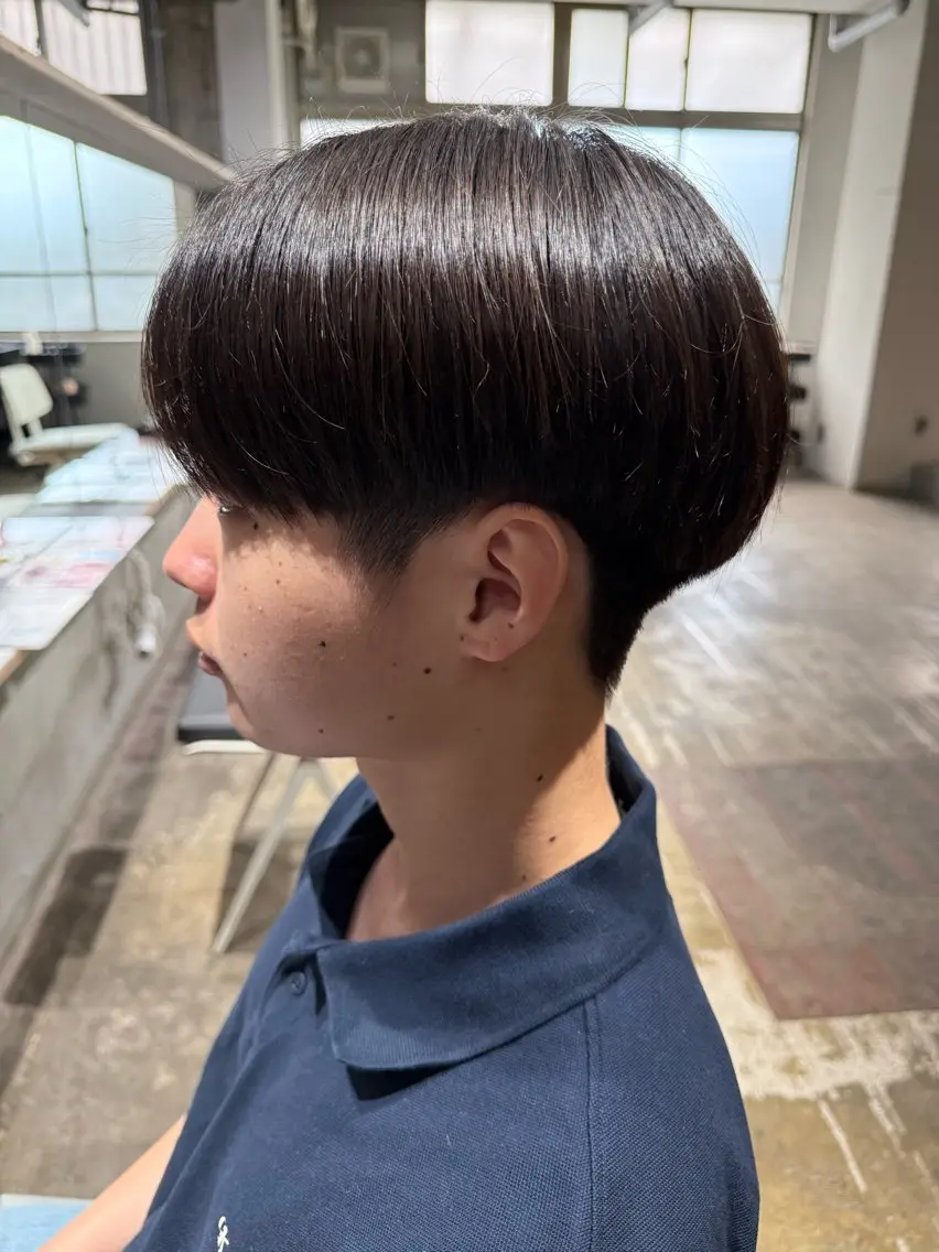 ショート カット 夏見 柚羽のヘアスタイル
